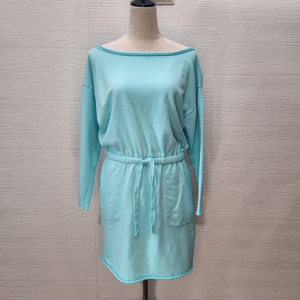Boston Proper Cotton Comfort Slouchy Drawstring Sport Dress Size Small - Picture 3 of 11